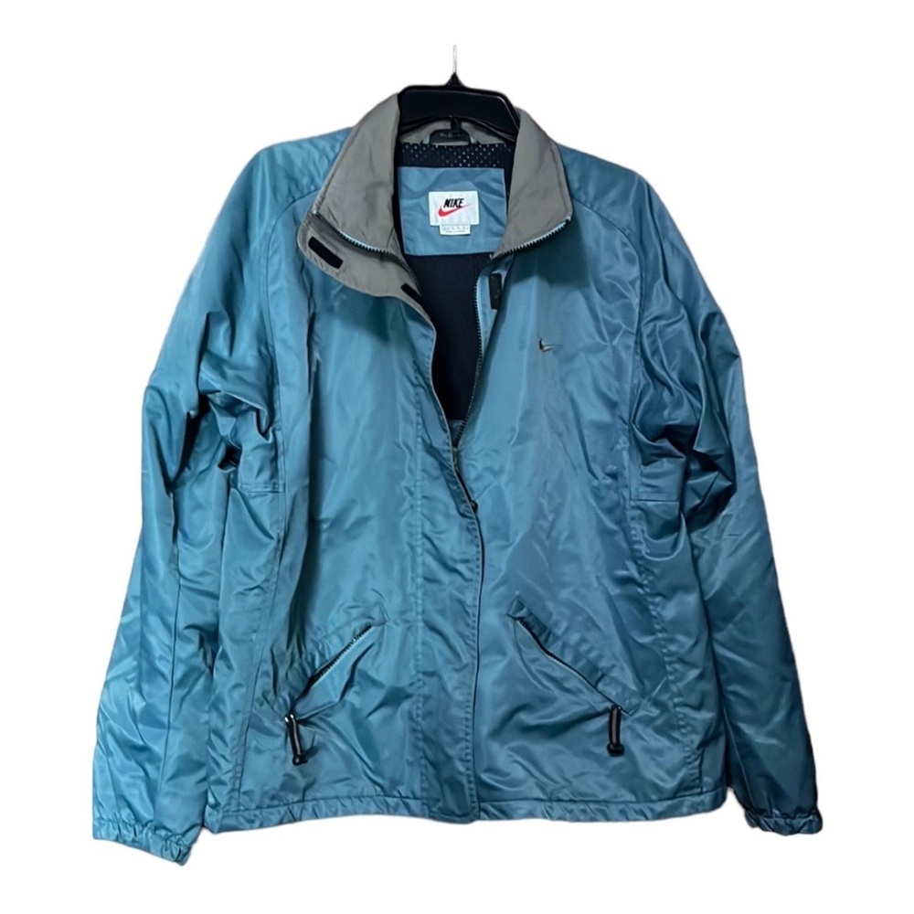 Nike men's jacket in greenish blue XL 16–18 like new condition spring and fall